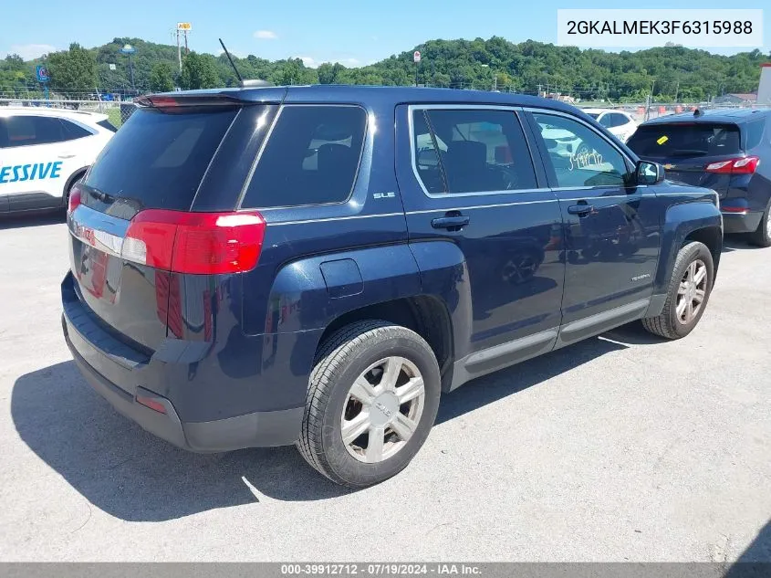 2GKALMEK3F6315988 2015 GMC Terrain Sle-1