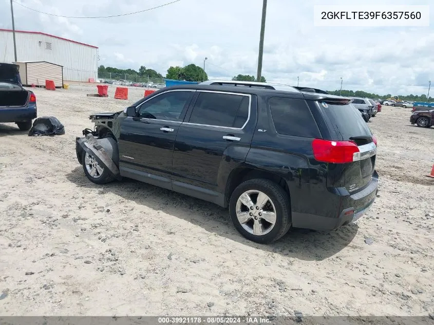 2015 GMC Terrain Slt-2 VIN: 2GKFLTE39F6357560 Lot: 39921178