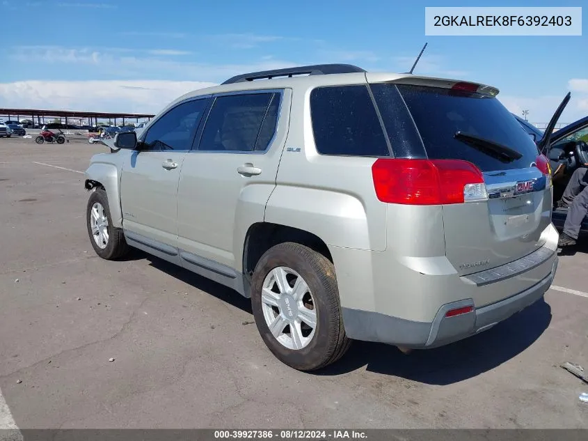 2015 GMC Terrain Sle-2 VIN: 2GKALREK8F6392403 Lot: 39927386