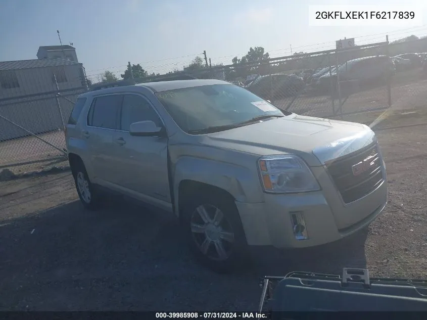 2015 GMC Terrain Slt-1 VIN: 2GKFLXEK1F6217839 Lot: 39985908