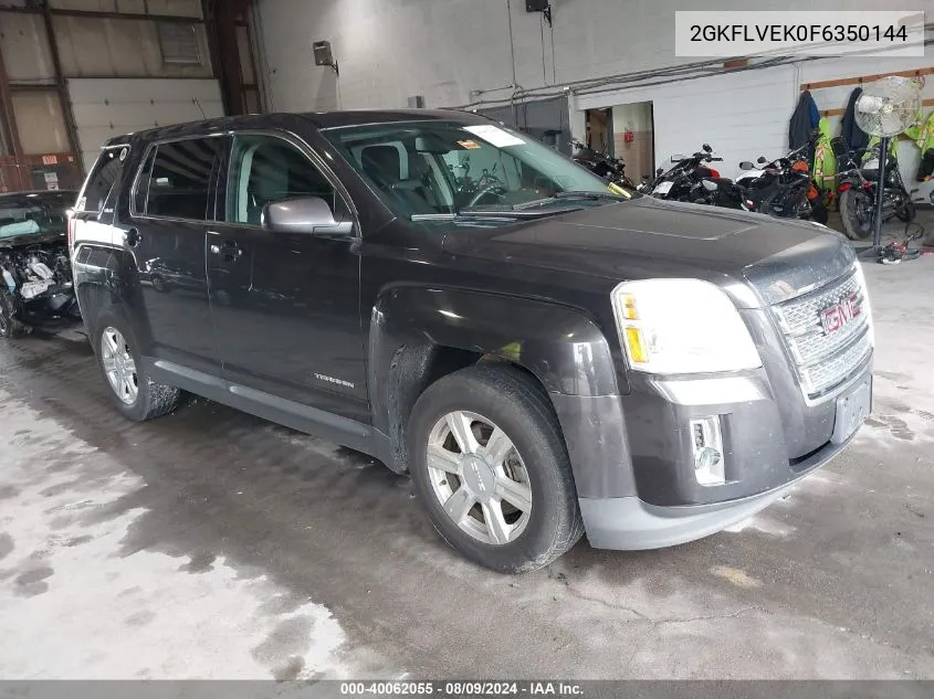 2015 GMC Terrain Sle-1 VIN: 2GKFLVEK0F6350144 Lot: 40062055