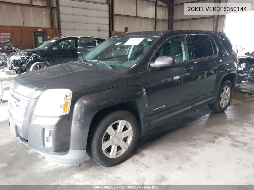 2015 GMC Terrain Sle-1 VIN: 2GKFLVEK0F6350144 Lot: 40062055