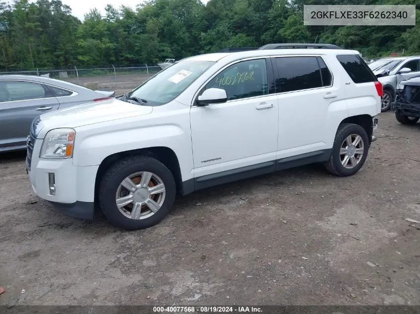 2015 GMC Terrain Slt-1 VIN: 2GKFLXE33F6262340 Lot: 40077568