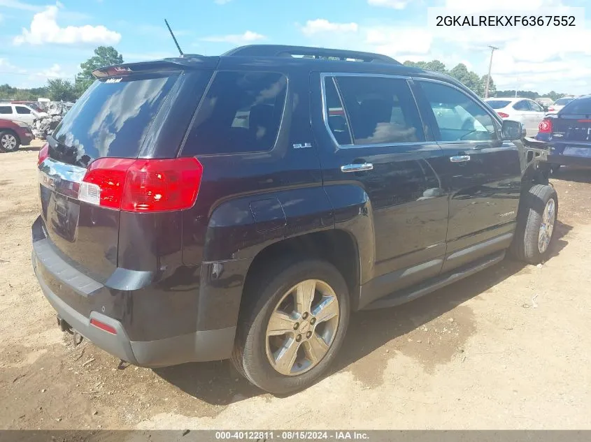 2015 GMC Terrain Sle-2 VIN: 2GKALREKXF6367552 Lot: 40122811