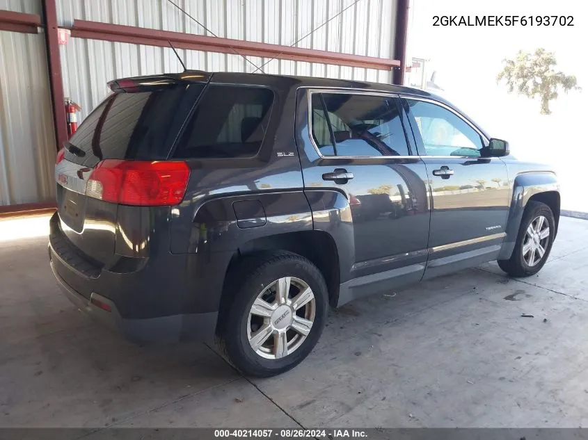 2015 GMC Terrain Sle-1 VIN: 2GKALMEK5F6193702 Lot: 40214057