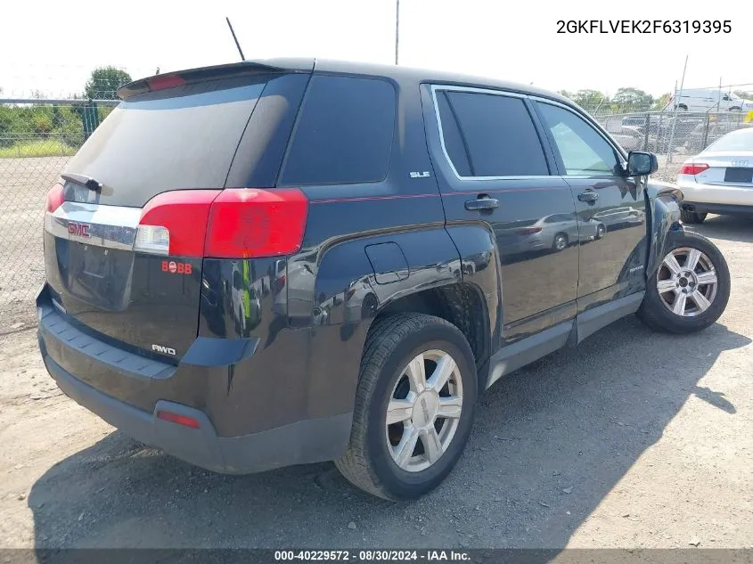 2015 GMC Terrain Sle-1 VIN: 2GKFLVEK2F6319395 Lot: 40229572