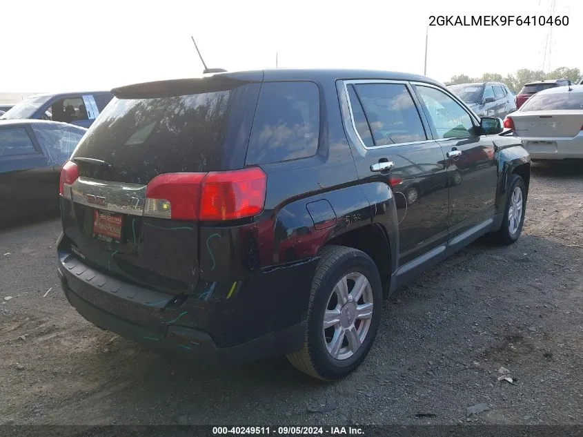 2015 GMC Terrain Sle VIN: 2GKALMEK9F6410460 Lot: 40249511