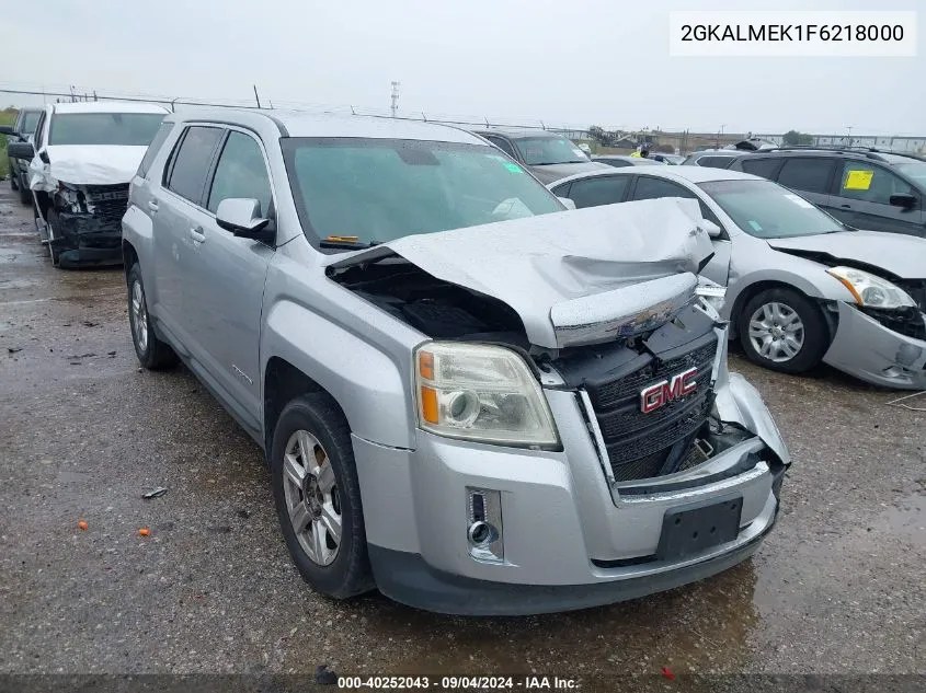 2015 GMC Terrain Sle-1 VIN: 2GKALMEK1F6218000 Lot: 40252043