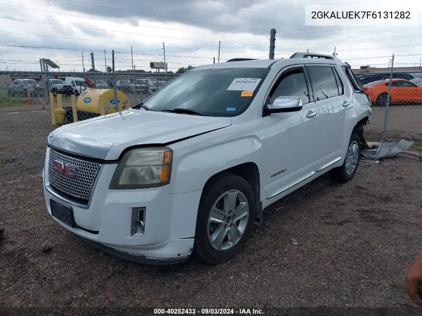 2015 GMC Terrain Denali VIN: 2GKALUEK7F6131282 Lot: 40252433