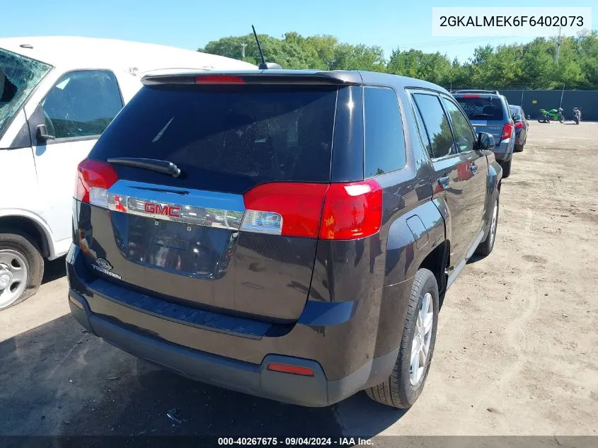 2015 GMC Terrain Sle-1 VIN: 2GKALMEK6F6402073 Lot: 40267675