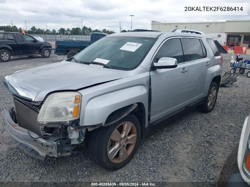 2015 GMC Terrain Slt-2 VIN: 2GKALTEK2F6286414 Lot: 40285439