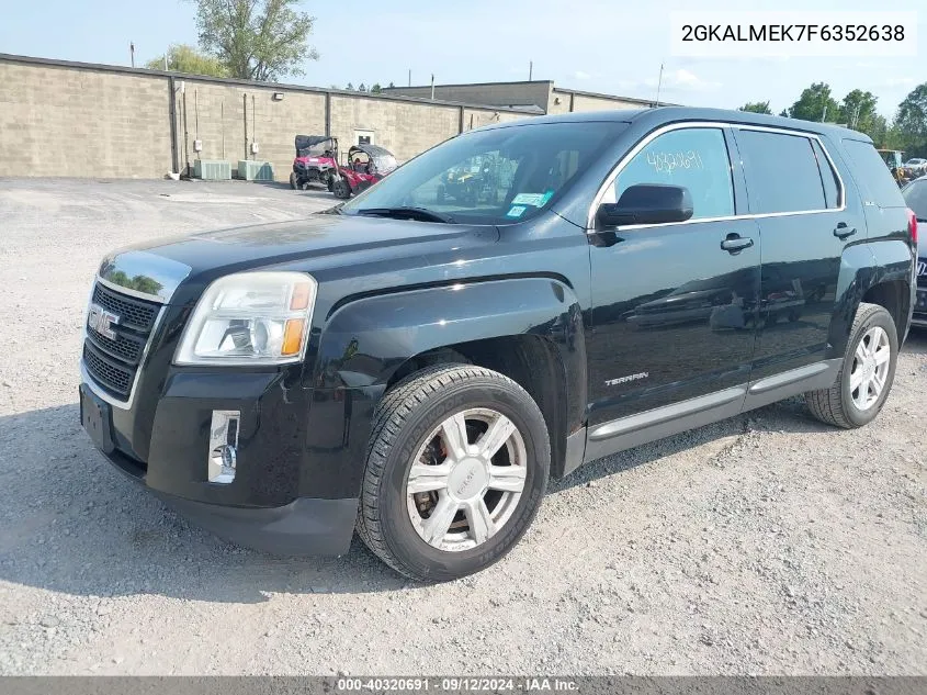 2015 GMC Terrain Sle-1 VIN: 2GKALMEK7F6352638 Lot: 40320691