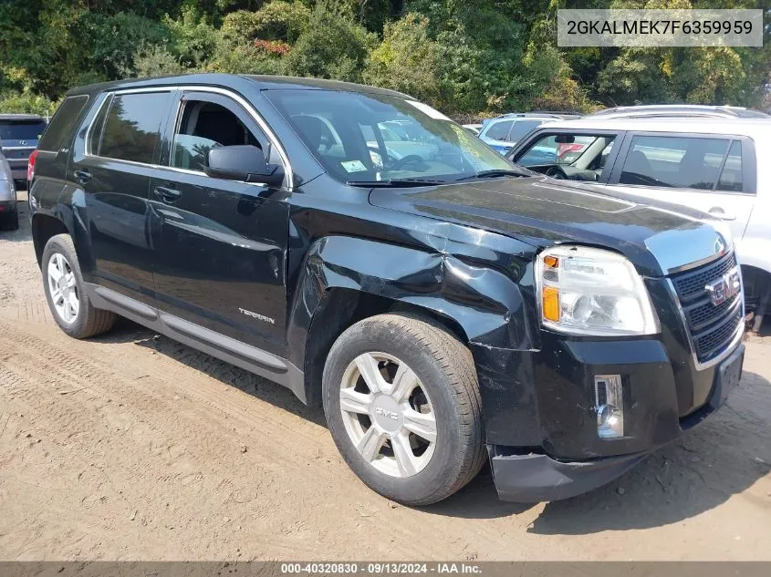 2015 GMC Terrain Sle-1 VIN: 2GKALMEK7F6359959 Lot: 40320830