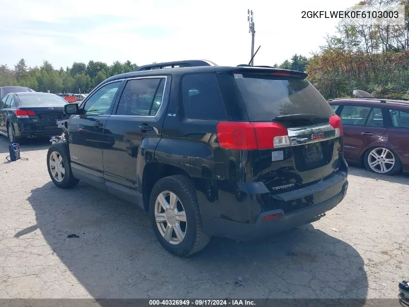 2GKFLWEK0F6103003 2015 GMC Terrain Sle-2