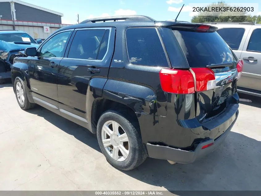 2015 GMC Terrain Sle VIN: 2GKALREK3F6262903 Lot: 40335552