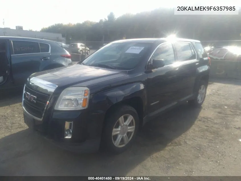 2015 GMC Terrain Sle-1 VIN: 2GKALMEK9F6357985 Lot: 40401450