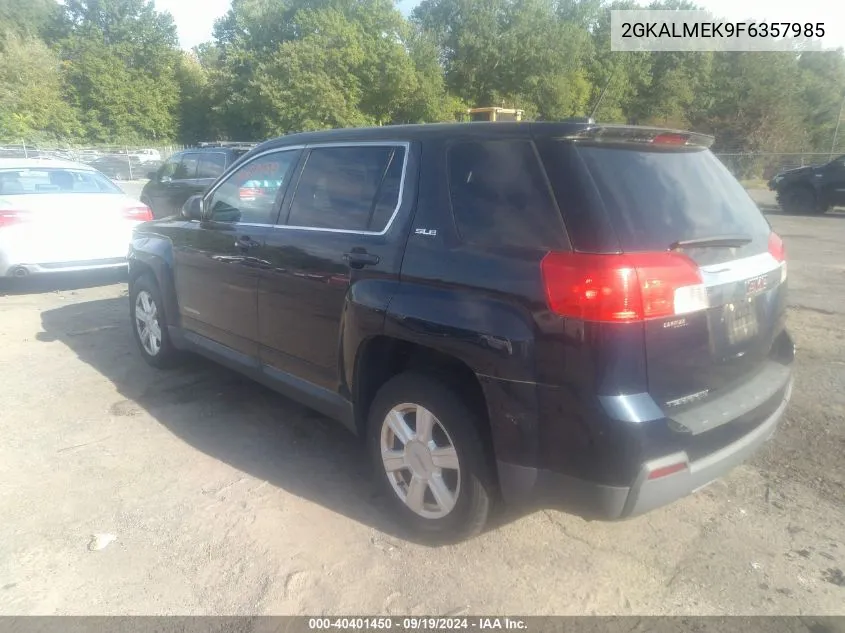 2015 GMC Terrain Sle-1 VIN: 2GKALMEK9F6357985 Lot: 40401450