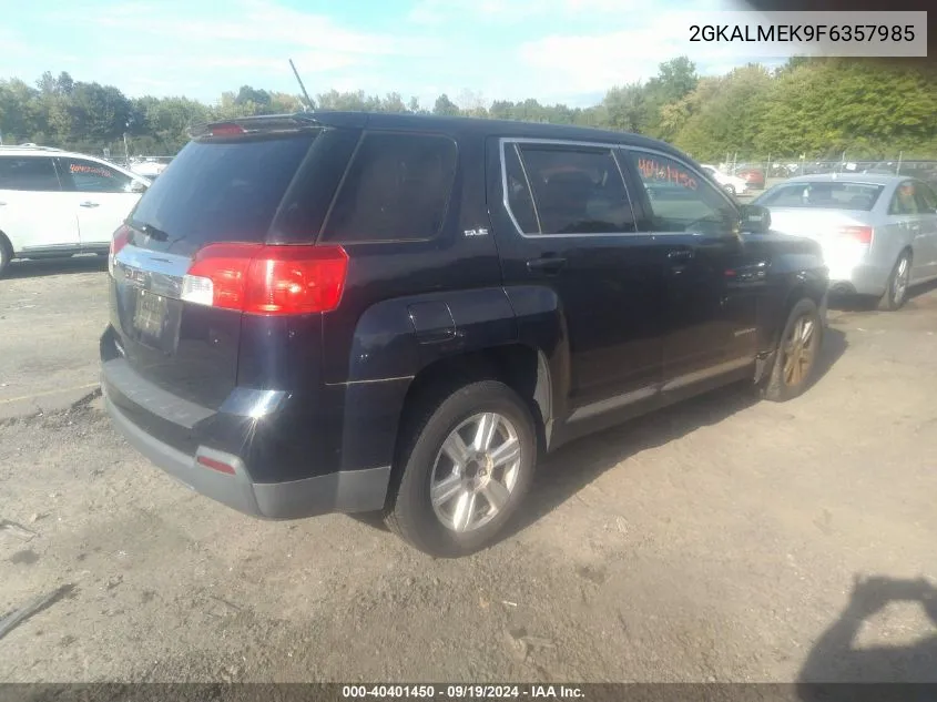 2015 GMC Terrain Sle-1 VIN: 2GKALMEK9F6357985 Lot: 40401450