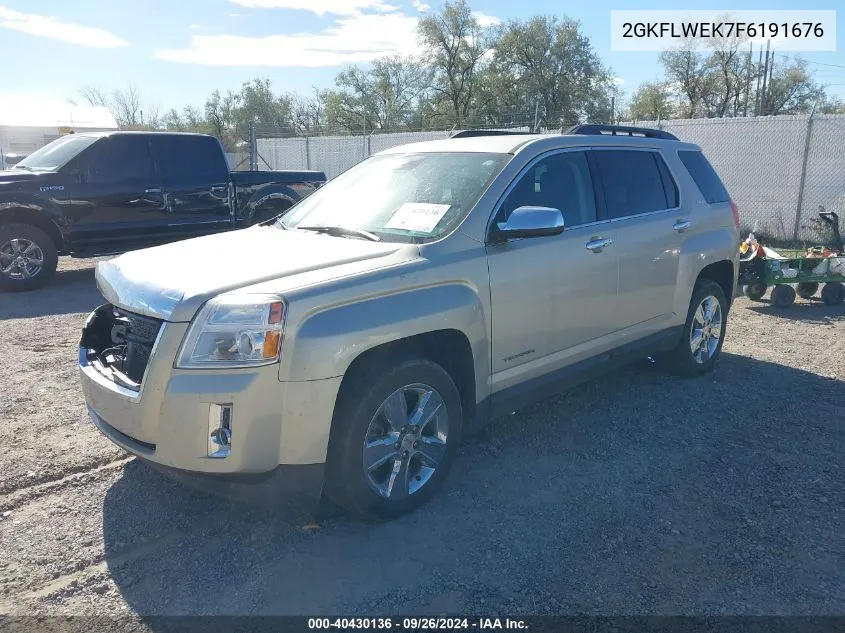 2015 GMC Terrain Sle VIN: 2GKFLWEK7F6191676 Lot: 40430136