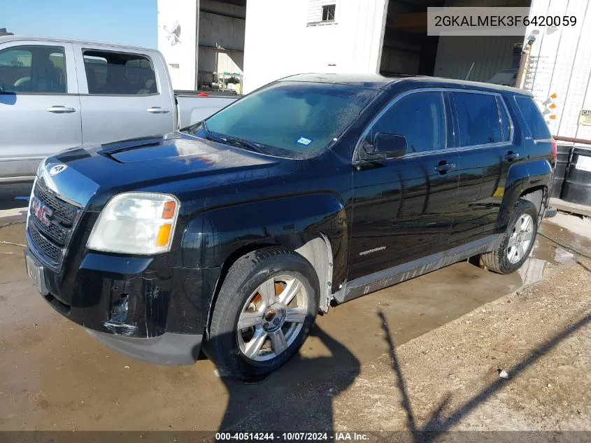 2015 GMC Terrain Sle-1 VIN: 2GKALMEK3F6420059 Lot: 40514244