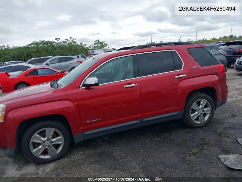 2015 GMC Terrain Slt-1 VIN: 2GKALSEK4F6280494 Lot: 40525257