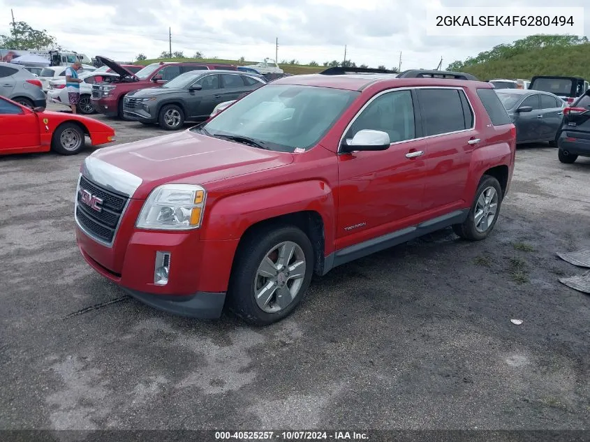 2015 GMC Terrain Slt-1 VIN: 2GKALSEK4F6280494 Lot: 40525257