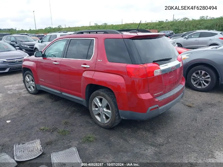 2015 GMC Terrain Slt-1 VIN: 2GKALSEK4F6280494 Lot: 40525257