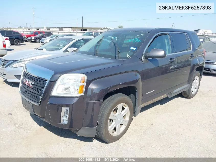 2015 GMC Terrain Sle-1 VIN: 2GKALMEK3F6267893 Lot: 40584182