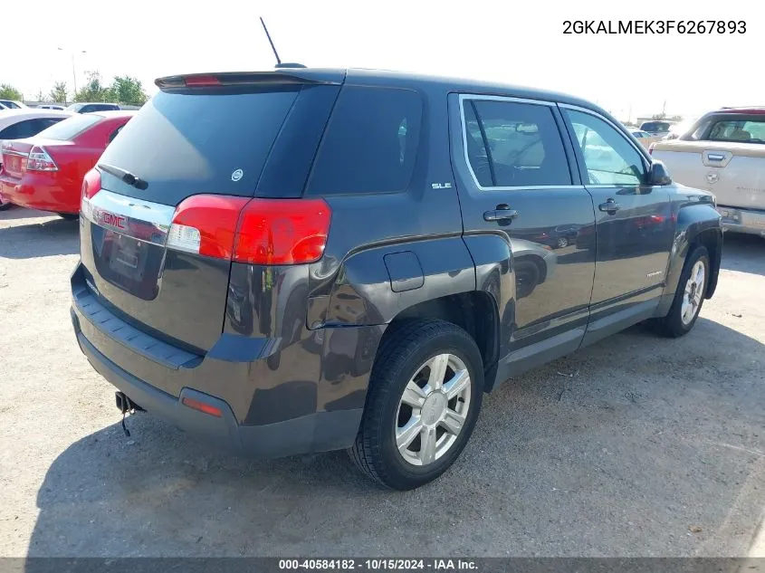 2015 GMC Terrain Sle-1 VIN: 2GKALMEK3F6267893 Lot: 40584182