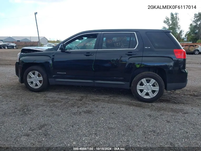 2015 GMC Terrain Sle-1 VIN: 2GKALMEK0F6117014 Lot: 40587150