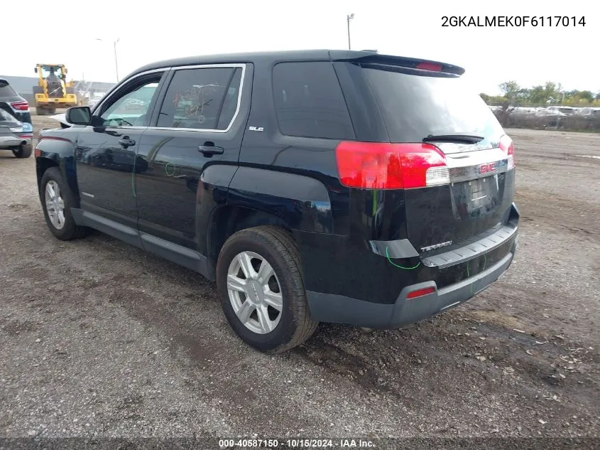 2015 GMC Terrain Sle-1 VIN: 2GKALMEK0F6117014 Lot: 40587150