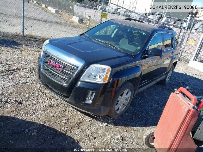 2015 GMC Terrain Sle-2 VIN: 2GKALREK2F6190060 Lot: 40602016