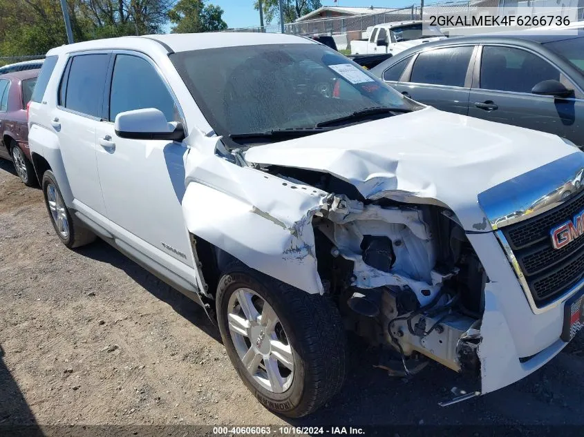 2015 GMC Terrain Sle-1 VIN: 2GKALMEK4F6266736 Lot: 40606063