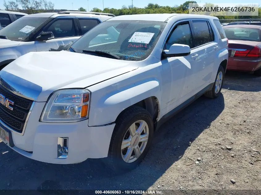 2015 GMC Terrain Sle-1 VIN: 2GKALMEK4F6266736 Lot: 40606063