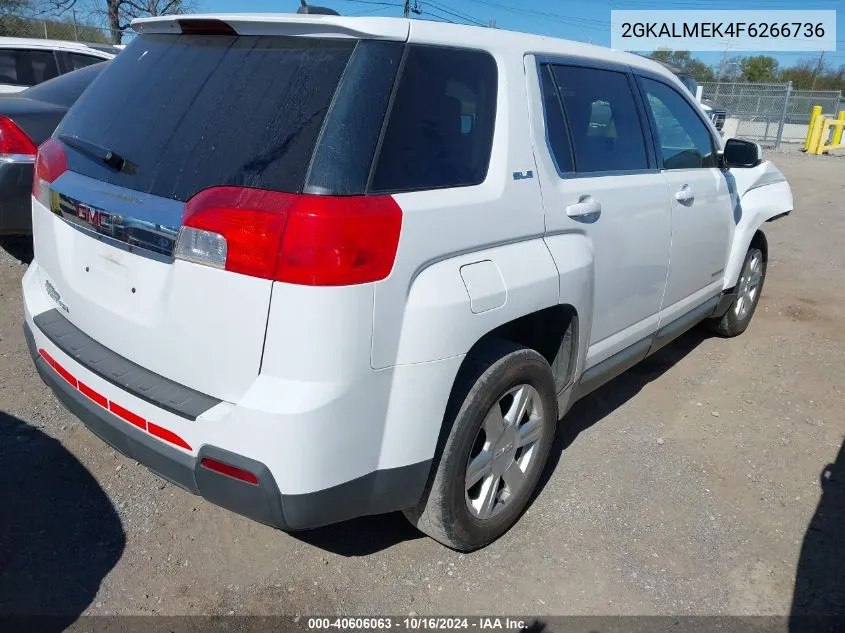 2015 GMC Terrain Sle-1 VIN: 2GKALMEK4F6266736 Lot: 40606063