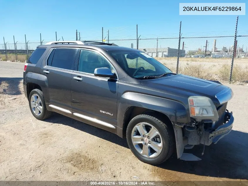 2015 GMC Terrain Denali VIN: 2GKALUEK4F6229864 Lot: 40620216