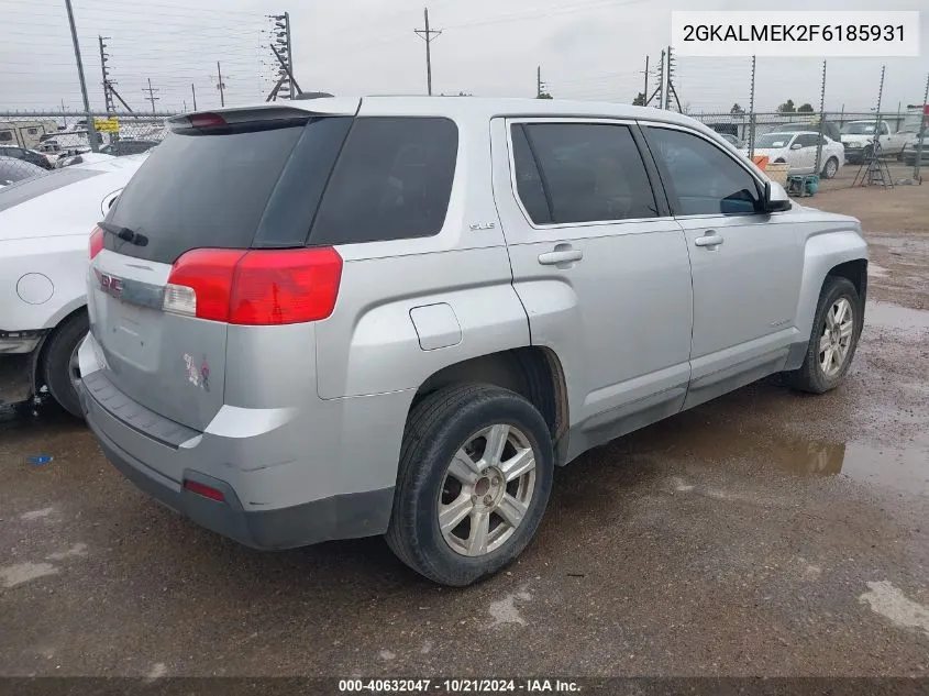 2GKALMEK2F6185931 2015 GMC Terrain Sle