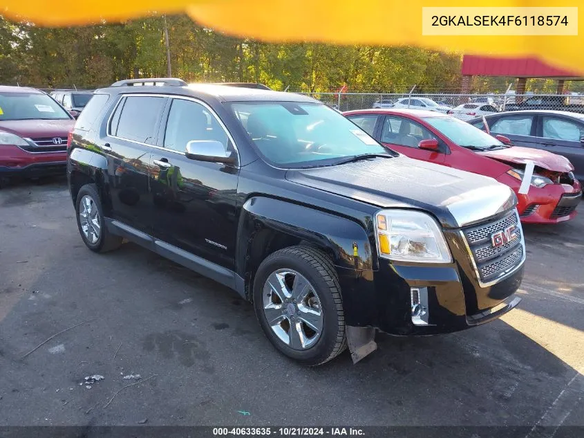 2015 GMC Terrain Slt VIN: 2GKALSEK4F6118574 Lot: 40633635