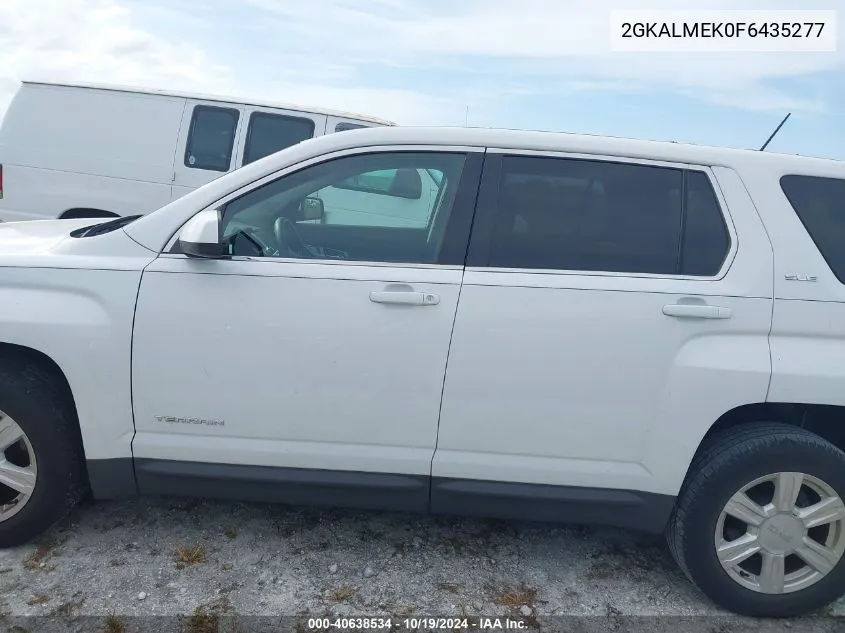 2015 GMC Terrain Sle-1 VIN: 2GKALMEK0F6435277 Lot: 40638534