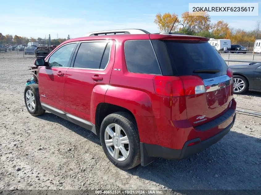 2015 GMC Terrain Sle VIN: 2GKALREKXF6235617 Lot: 40652331