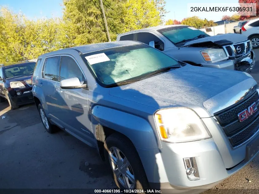 2015 GMC Terrain Sle-1 VIN: 2GKALMEK6F6306931 Lot: 40661395