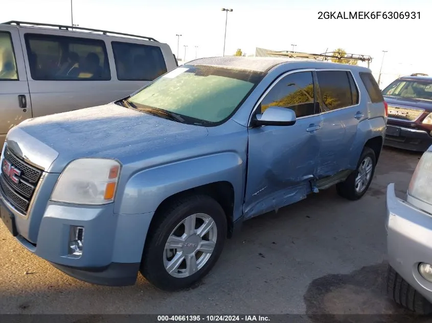 2015 GMC Terrain Sle-1 VIN: 2GKALMEK6F6306931 Lot: 40661395