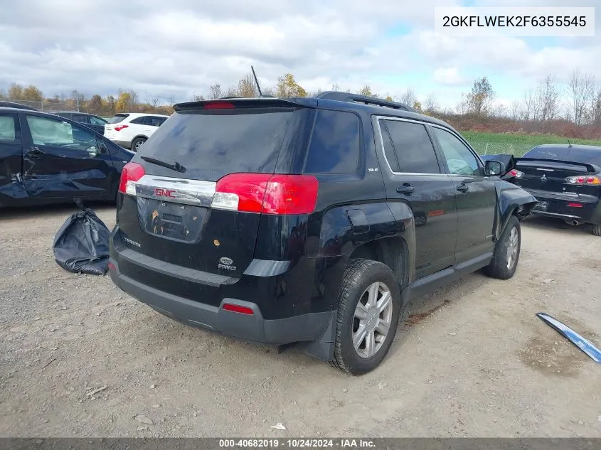 2015 GMC Terrain Sle-2 VIN: 2GKFLWEK2F6355545 Lot: 40682019