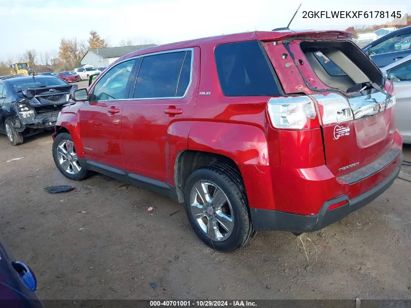 2015 GMC Terrain Sle-2 VIN: 2GKFLWEKXF6178145 Lot: 40701001