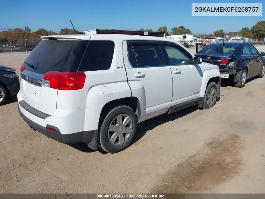 2015 GMC Terrain Sle-1 VIN: 2GKALMEK0F6268757 Lot: 40733943