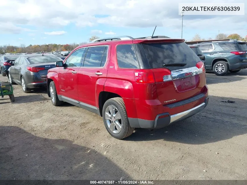 2015 GMC Terrain Slt-2 VIN: 2GKALTEK6F6306339 Lot: 40747557