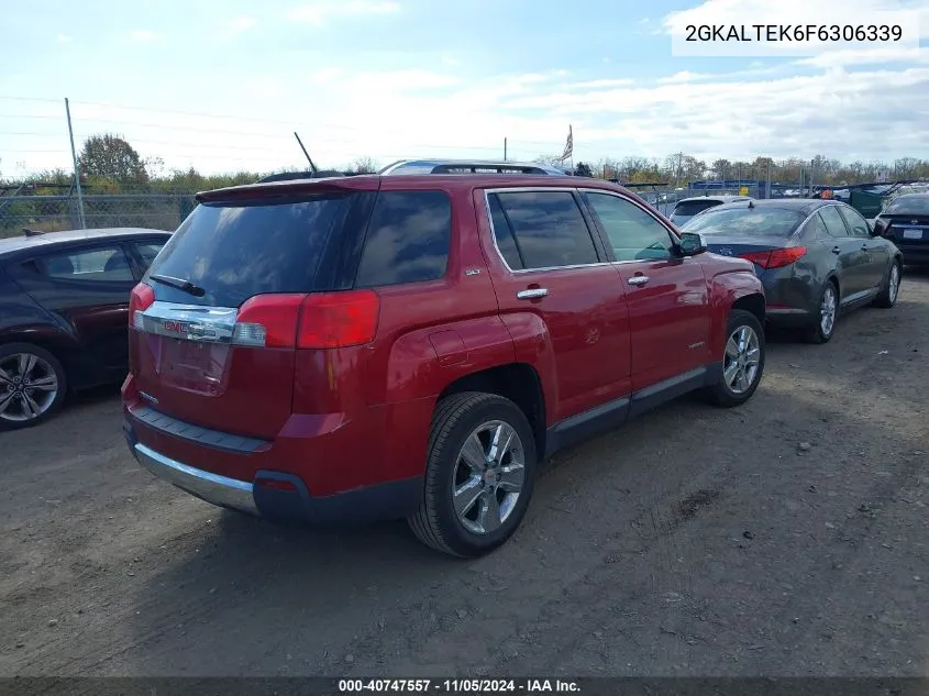 2015 GMC Terrain Slt-2 VIN: 2GKALTEK6F6306339 Lot: 40747557