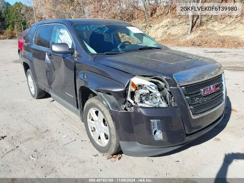 2015 GMC Terrain Sle-1 VIN: 2GKFLVEK0F6139980 Lot: 40782159