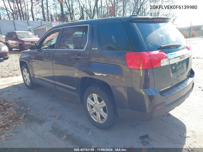 2015 GMC Terrain Sle-1 VIN: 2GKFLVEK0F6139980 Lot: 40782159