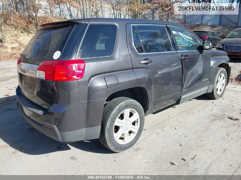 2015 GMC Terrain Sle-1 VIN: 2GKFLVEK0F6139980 Lot: 40782159